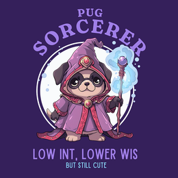 Pug DND Sorcerer T-shirt