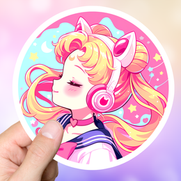 Usagi Tsukino Lofi Sticker