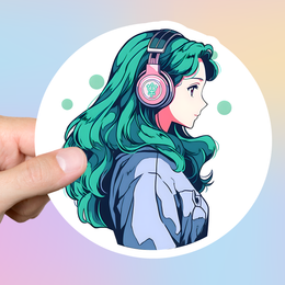 Michiru Kaiou Lofi Sticker