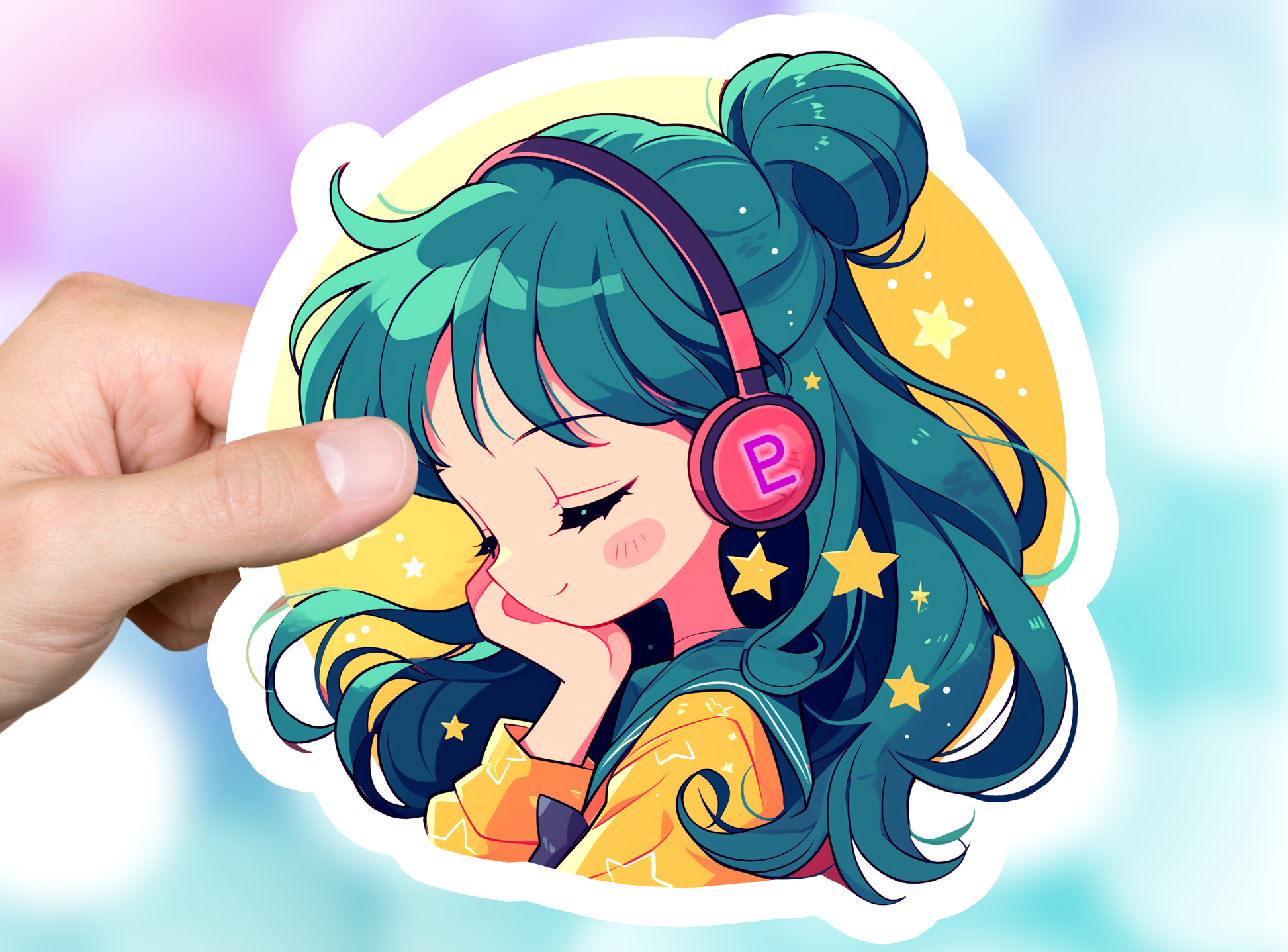 Setsuna Meiou Chibi Lofi Sticker