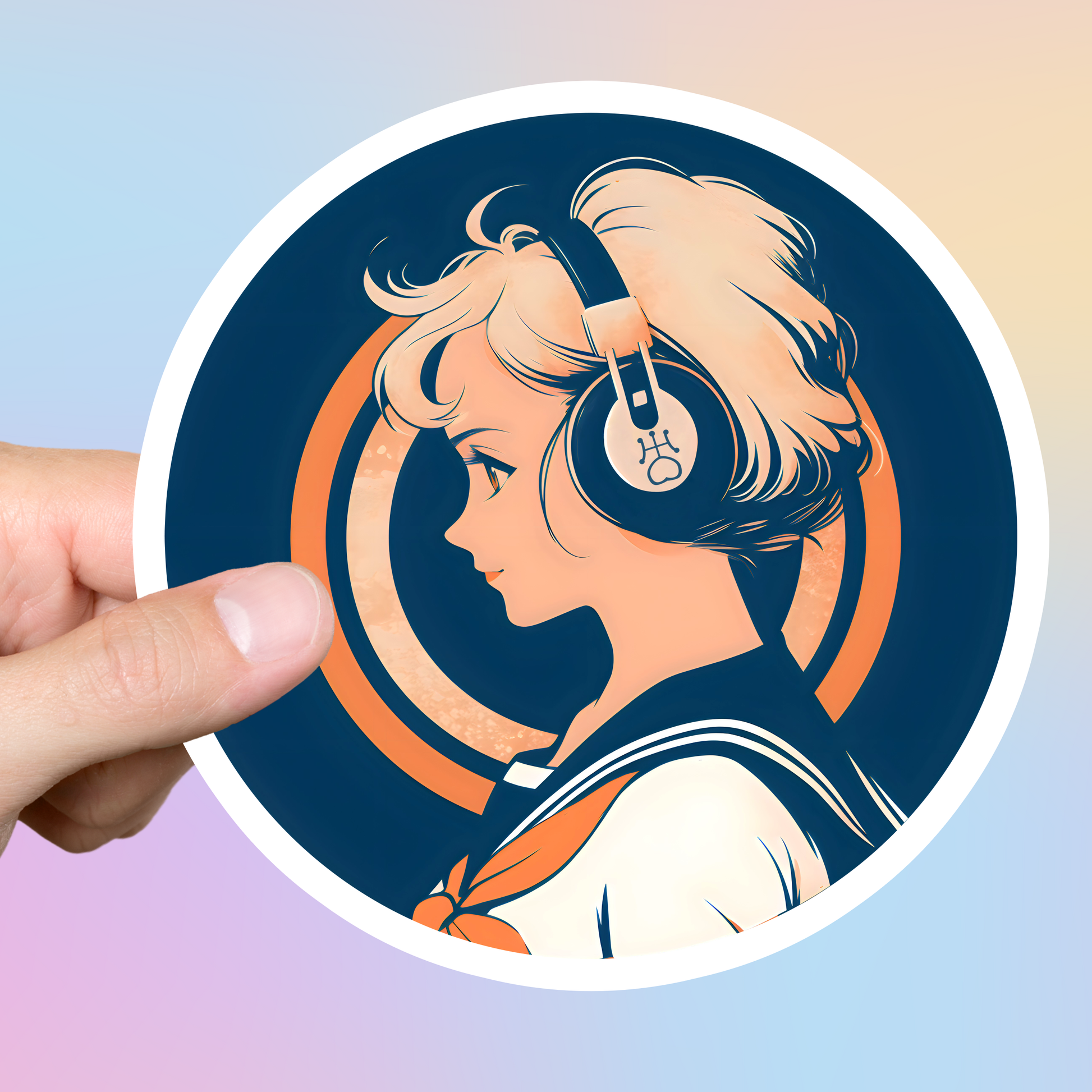 Sailor Uranus Lofi Sticker