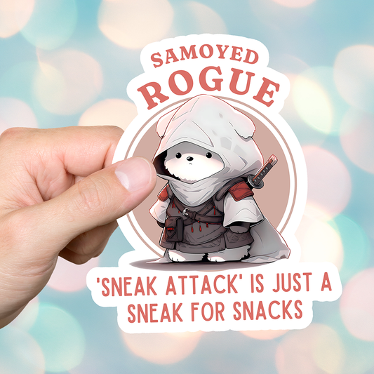 Samoyed Rogue DND Sticker