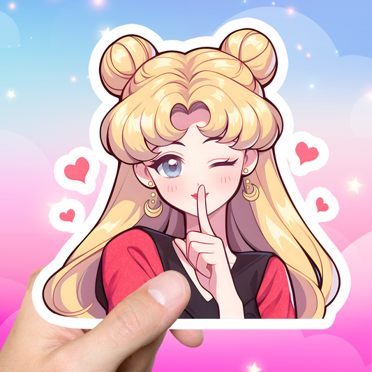 Usagi Tsukino Love Sticker