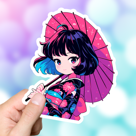 Hotaru Tomoe Kimono Sticker